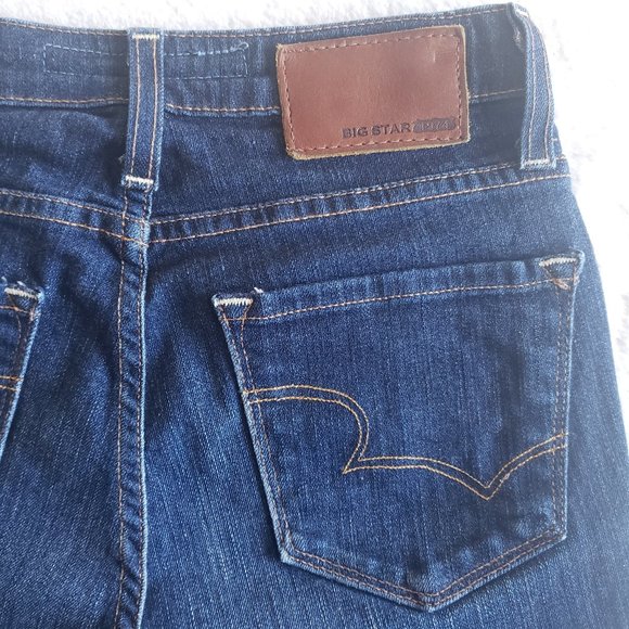 COPY - BIG STAR 1974 Avalon High Rise Skinny Dark Wash Womens Jeans SZ 25 x L28… - Picture 9 of 15